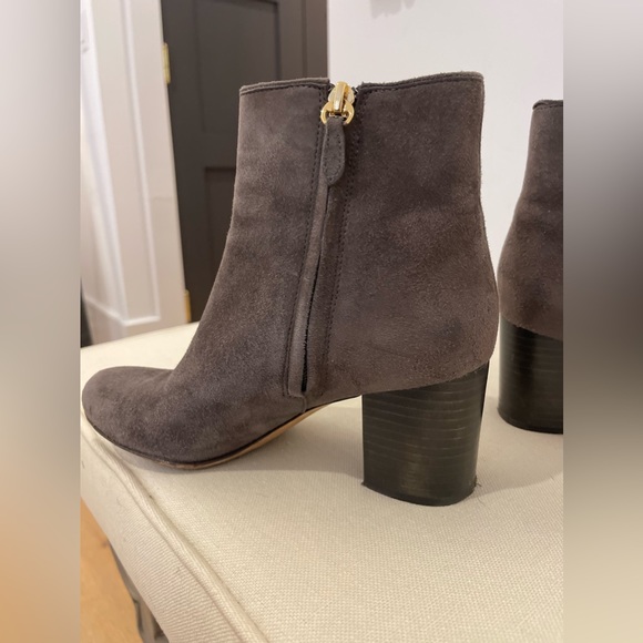 Diane Von Furstenberg Chocolate Brown a suede ankle boots - Picture 9 of 9